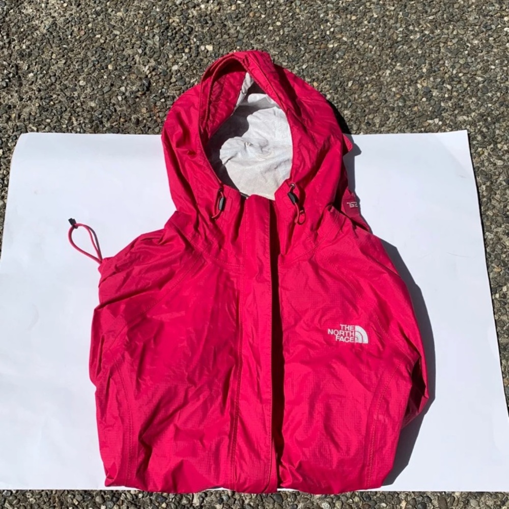 Pink north face windbreaker